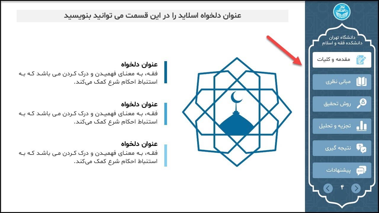 پاورپوینت منودار برای سمینار
